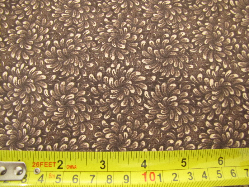 Petal Flow Dark Browns Swirly Flower Petals about 1.5" Across - Click Image to Close